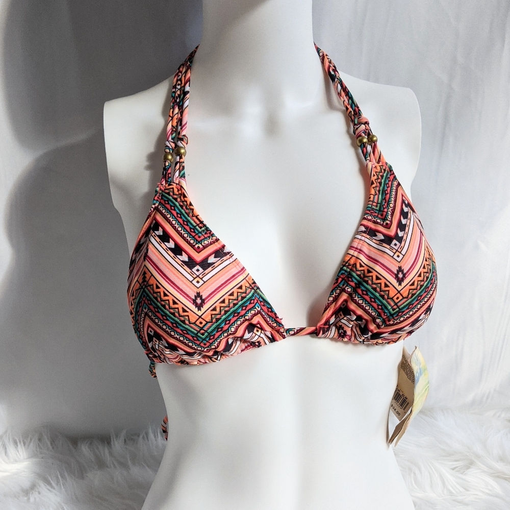 Hobie Southwestern Pattern Swim Top NWT